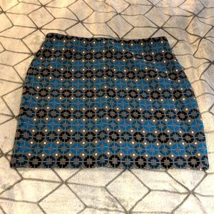 Talbots Patterned Pencil Skirt (Size 14)